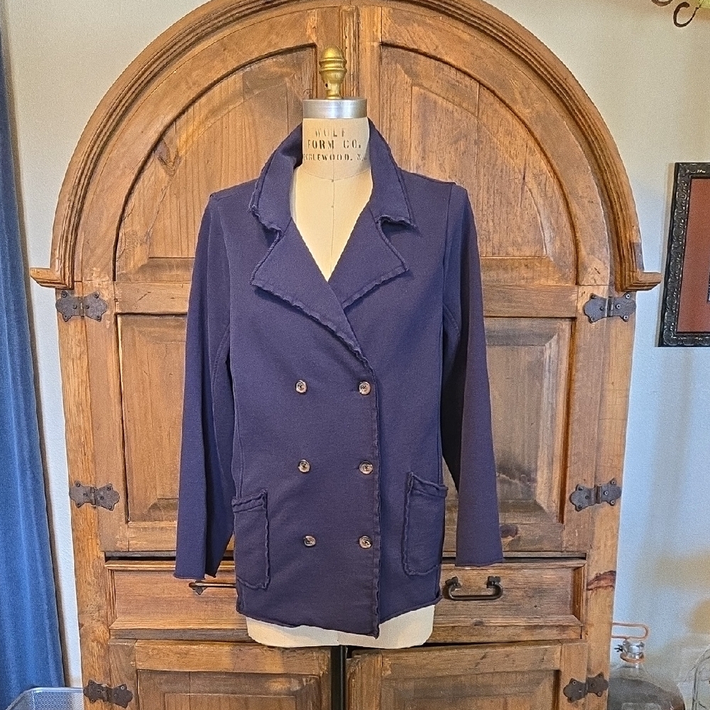 Soft Surroundings Deep Blue Blazer